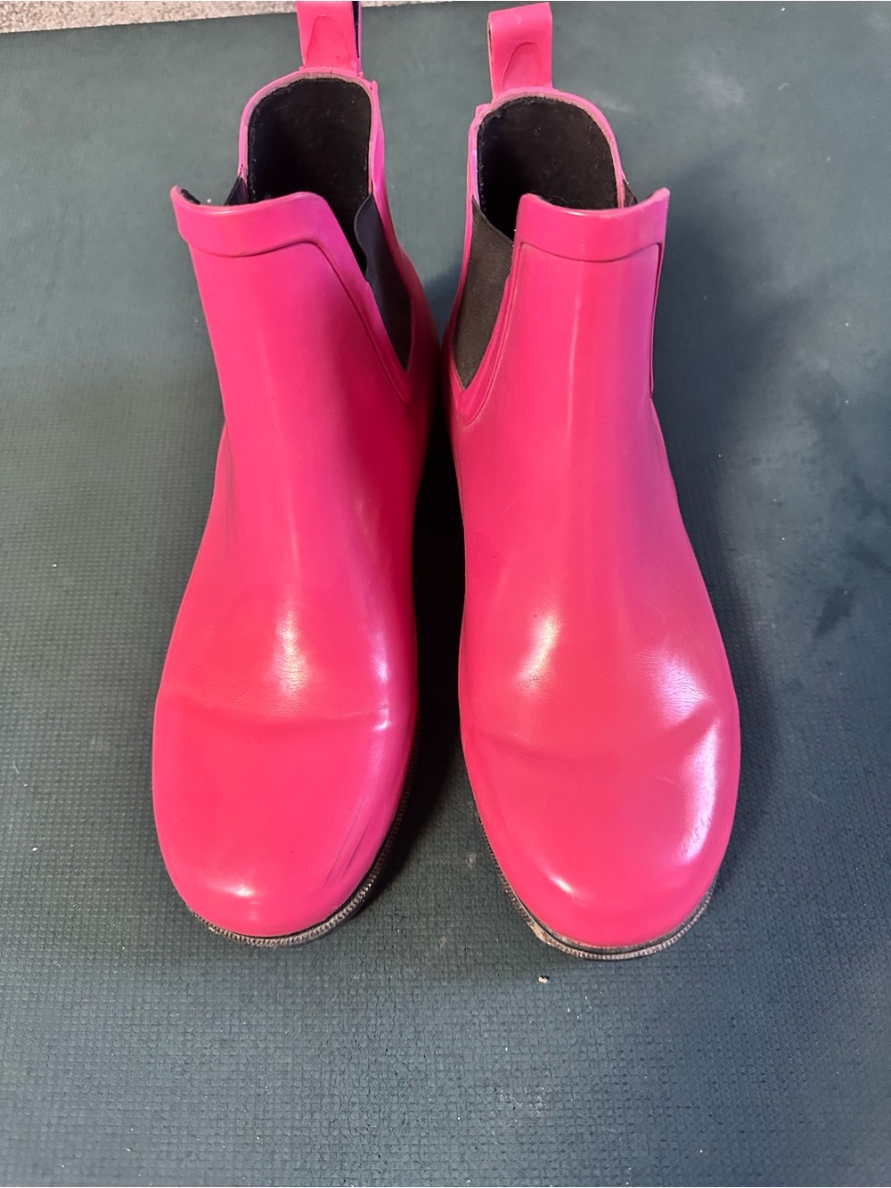 Capelli of New York Hot Pink Chelsea Rain Booties